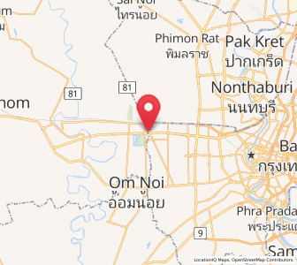 Map of Thawi Watthana, Bangkok