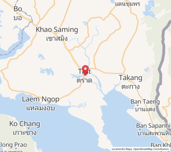 Map of Trat, Trat
