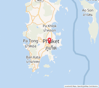 Map of Wichit, Phuket
