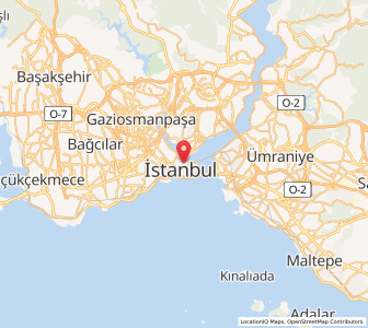 Map of Eminönü, Istanbul