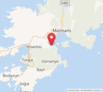 Map of İçmeler, Muğla