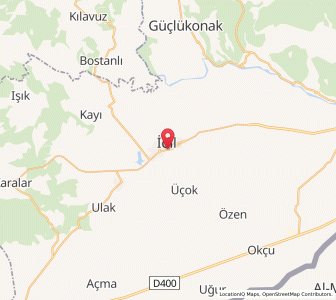 Map of İdil, Şırnak