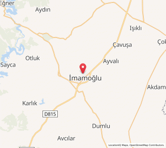 Map of İmamoğlu, Adana