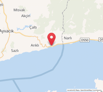 Map of Küçükkuyu, Canakkale