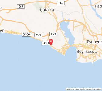 Map of Kumburgaz, Istanbul