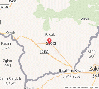Map of Silopi, Şırnak