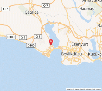 Map of Tepecik, Istanbul