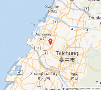 Map of Buzi, Taichung City