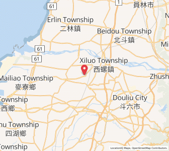 Map of Erlun, Yunlin County