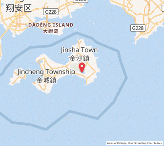 Map of Jinhu, Kinmen County