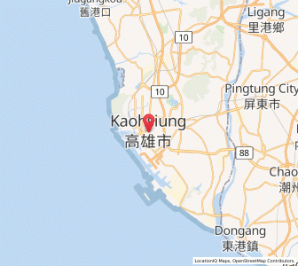 Map of Kaohsiung, Takao
