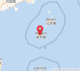 Map of Nangan, Fukien