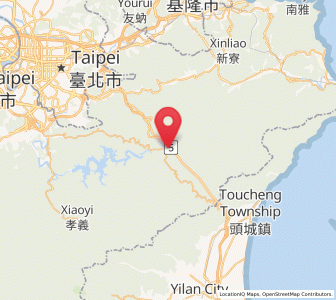 Map of Pinglin, Taipei