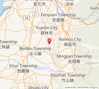 Map of Shetou, Changhua County