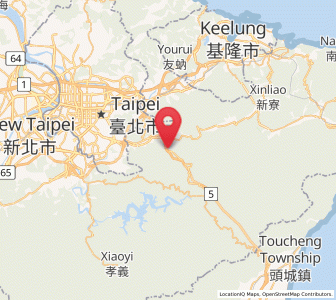 Map of Shiding, Taipei