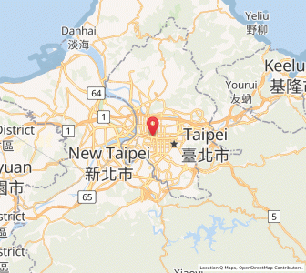 Map of Taipei, Taiwan