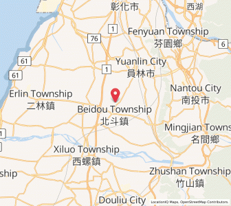 Map of Tianwei, Changhua County