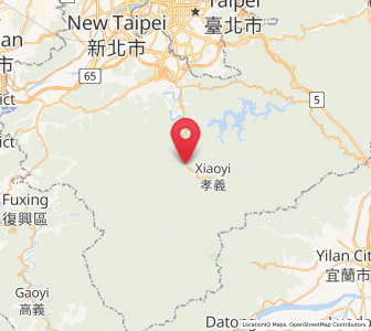 Map of Wulai, Taipei