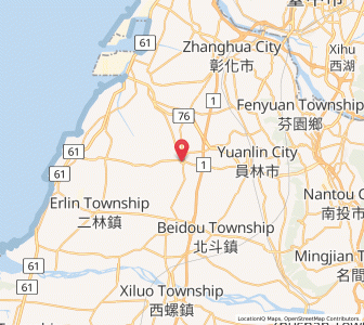Map of Xihu, Changhua County