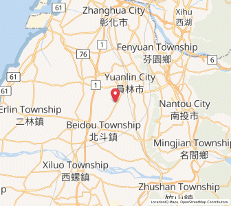 Map of Yongjing, Changhua County