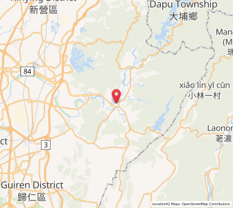 Map of Yujing, Taiwan