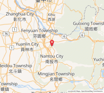 Map of Zhongxing New Village, Taiwan