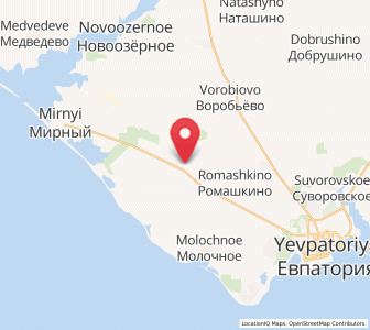Map of Abrikosovka, Crimea