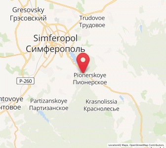 Map of Andrusovo, Crimea