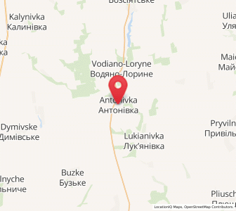 Map of Antonivka, Mykolaiv