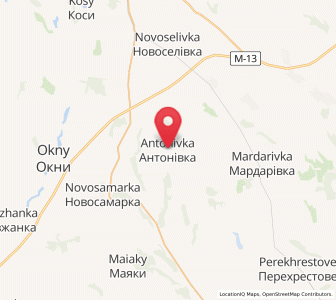 Map of Antonivka, Odessa