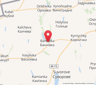 Map of Bannivka, Odessa