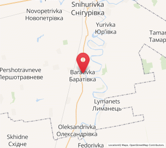 Map of Barativka, Mykolaiv
