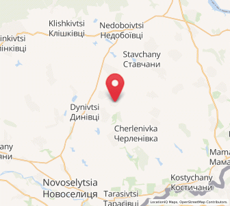 Map of Berestya, Chernivtsi