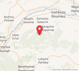 Map of Berezhonka, Chernivtsi