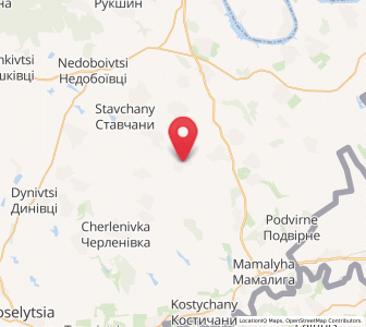Map of Bilivtsi, Chernivtsi
