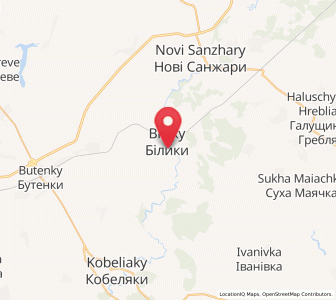 Map of Bilyky, Poltava
