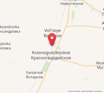Map of Blizhneye, Crimea