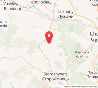 Map of Bobivtsi, Chernivtsi