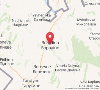 Map of Borodino, Odessa