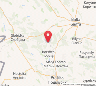 Map of Borshchi, Odessa