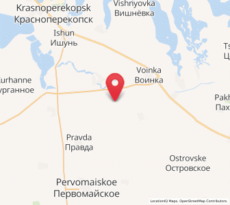 Map of Bratskoye, Crimea