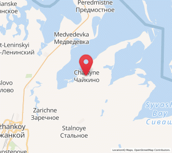 Map of Chaykino, Crimea