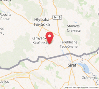 Map of Cherepkivtsi, Chernivtsi