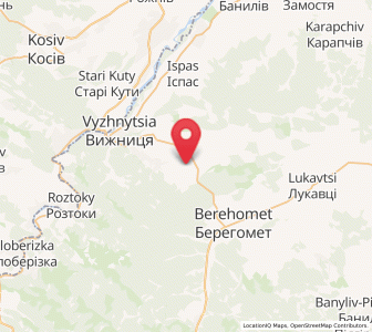 Map of Chereshenka, Chernivtsi