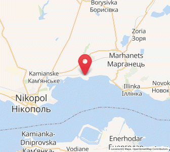 Map of Chervonohryhorivka, Dnipropetrovsk