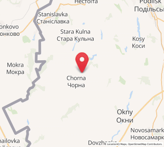 Map of Chorna, Odessa