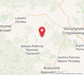 Map of Davydivka, Chernivtsi