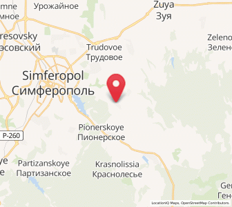 Map of Denisovka, Crimea