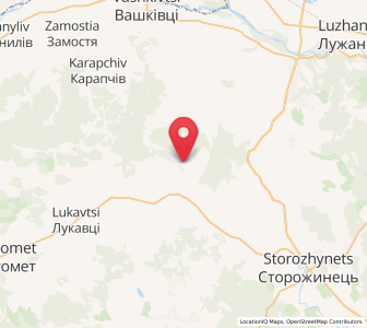 Map of Dibrivka, Chernivtsi