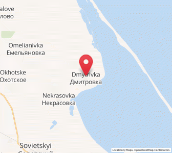 Map of Dmitrovka, Crimea